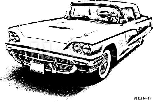 Picture of retro car